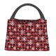 thumbnail image 1 of Disketp Buffalo Plaid Snowflakes Bolsa Térmica Estampada, Bolsa Térmica Aislante para Almuerzo, Playa y Campamento, 1 of 6