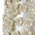 thumbnail image 4 of DecMode 17" Floral 3D Cream Ceramic Vase with Iridescent Glaze, 4 of 10