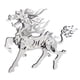 thumbnail image 1 of Rompecabezas de metal 3D Flaming Kirin para decoración del hogar de adultos, 1 of 7