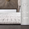 thumbnail image 2 of nuLOOM Aspen Vintage Stipe Area Rug, 2' 8" x 8', Runner, Aspen Stipe Grey, 2 of 6