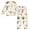 Cats and Fish Pattern, variant on Fluffy Pajamas Set Fuzzy Winter Warm Pj Sets Pullover Tops and Long Pants White Cat and Black Cat X-Small