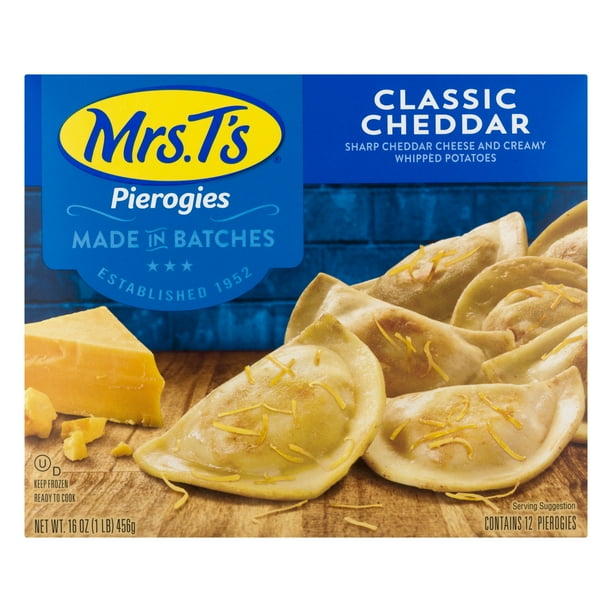 Mrs. T's Pierogies, Classic Cheddar, Box, 16.0 OZ