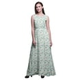 thumbnail image 1 of Bimba Robe Longue Décontractée Sans Manches à Col Rond pour Femmes, Style Folklorique, Imprimée - XX-Grand, 1 of 5