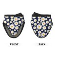 thumbnail image 2 of Pofeuu Daisy Floral Print Thickened Mini Silicone Oven Mitts Heat Resistant, Rubber Oven Mitt Gloves, Finger Pinch Grips, Pot Holder, Silicone Potholder, 2 of 7