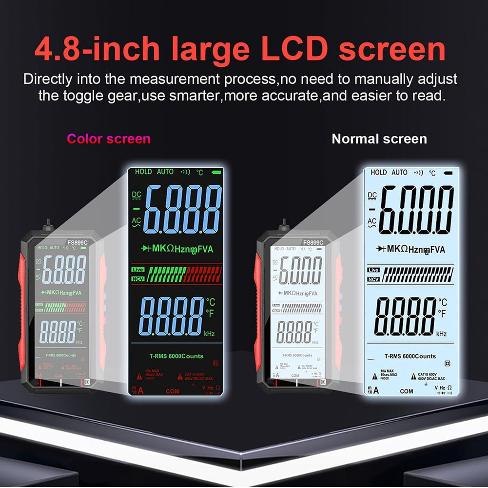 Multimeter with USB C Charging Capability for Accurate Electrical Readings
