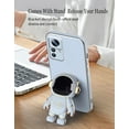 thumbnail image 5 of Compatible with Xiaomi Redmi Note 12S Case for Women Men, Ultra Soft Redmi Note 12S Phone Case with Stand Silicone TPU Plating Cute Astronaut Pattern Cases Cover (Blue), 5 of 14