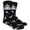 Bowling / Fallen Pins Black, variant on Mens Cotton Novelty Crew Dress Socks with Sports Exercise Workout Design- Sports / Checkered Black, 10-13, 1 Pair