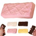 thumbnail image 4 of JNHKLASR Long Rectangle with Mess Patterns Squeezable Toy,Brown,Red,Yellow and White Colors,Slow Rising,Soft and Adorable,Sensory Toy for Relaxation,Anxiety Reducing, 4 of 8