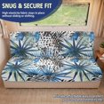 thumbnail image 2 of CHAQLIN Tropical Leaf Print Easy Installation Stretchy RV Sofa Bed Cover, 2 Piece RV Dinette Cushion Covers Compatible with Camper and Travel Trailer, 2 of 7