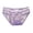 Light Purple, variant on Women's Floral Lace Panties Criss Cross Cut Out Lace Bow Knot Briefs Sexy Underwear (Pink, L)
