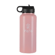 MIYAMOTO Water Bottle Stainless Steel Flask 32oz Bottle- Powder Pink