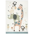 thumbnail image 2 of SAFAVIEH Carousel Kids Taneka Animals at Play Area Rug, Ivory, 5'3" x 7'6", 2 of 10