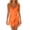 Orange, variant on Blmnix Baby Doll Women's Nightgown Chemises Short Nightgowns Sexy Nightgown Nightshirt Sleeveless Above-the-Knee V-Neck White Moomoo Nightgown