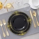 thumbnail image 3 of 25 platos de plástico: platos de un solo uso para bodas, fiestas y cumpleaños., 3 of 5
