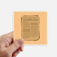 thumbnail image 1 of Nostalgic Effect Newspaper Sticker Square Waterproof Stickers Wallpaper Car Decal, 1 of 1