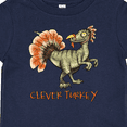 thumbnail image 4 of Inktastic Clever Turkey Thanksgiving Dinosaur Boys or Girls Baby T-Shirt, 4 of 5
