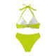thumbnail image 5 of Traje de baño para mujer, bikini de tirantes sin espalda de color liso para mujer, trajes de baño para mujer, conjuntos de bikini para mujer, trajes de baño de bikini para mujer, 5 of 7