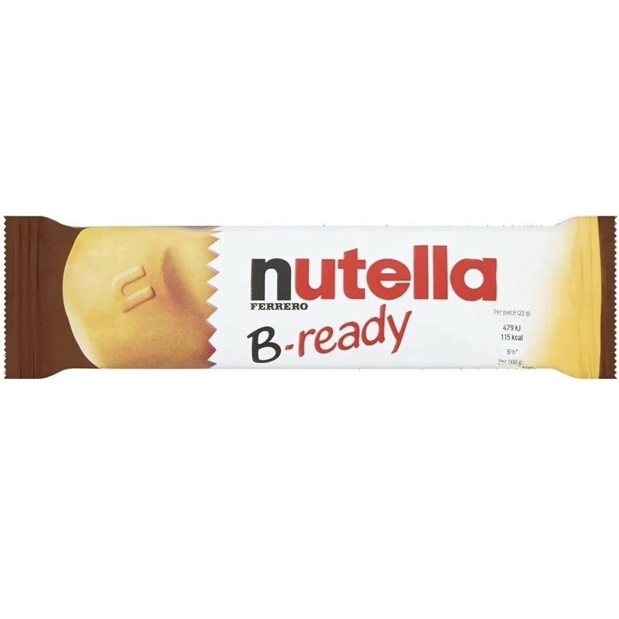 Nutella B-Ready Crispy Wafers 0.7 Ounce (Pack of 36)