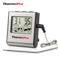 thumbnail image 2 of Termómetro Digital para carne de barbacoa ThermoPro TP16 para horno, termómetro con temporizador, sonda para carne, termómetro de cocina para carne Tan Jianjun unisex, 2 of 2
