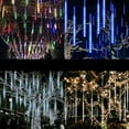thumbnail image 4 of Lluvia de meteoritos Luces navideñas Luz exterior Decoración navideña, 4 of 5