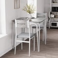 thumbnail image 6 of Small Kitchen Table for 2,Table and Chairs,Dinette Set for 2,Square Dinner Table Set,3 Piece Kitchen & Dining Room Sets for Small Space,Apartment,Home Office, 6 of 10