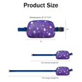 thumbnail image 4 of Halloween Purple Spider Web Pattern Cute Fanny Packs for Women,Travel Waterproof Crossbody Fanny Bags Waist Purse for Women Anti Theft Adjustable Strap for Running Travel Cycling, 4 of 4