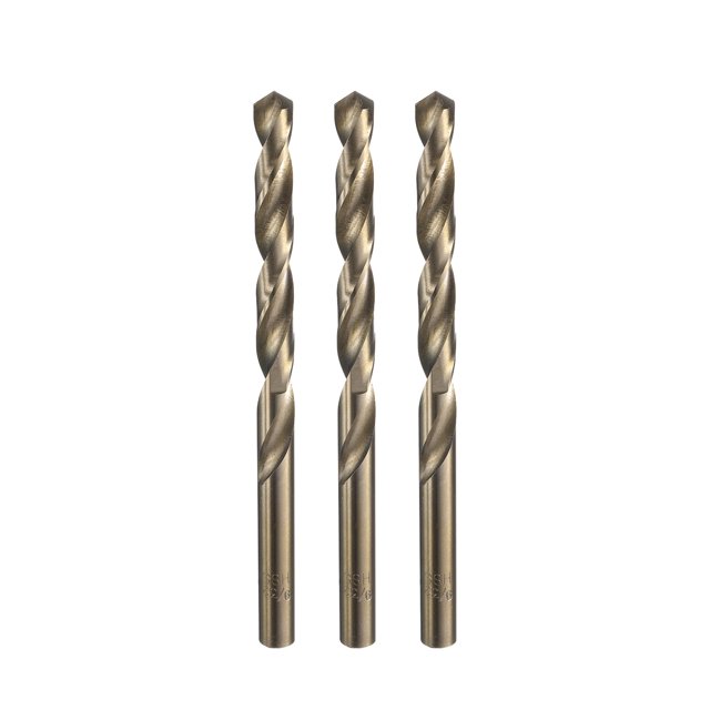 3 Paquetes de Brocas de Twist de 9/32", Broca de Acero de Alta Velocidad M35 Cobalto para Metal