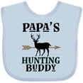 thumbnail image 3 of Inktastic Papa Hunting Buddy Bow Hunter Boys or Girls Baby Bib, 3 of 4