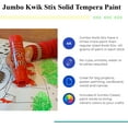 thumbnail image 4 of The Pencil Grip Jumbo Solid Tempera Paint Stick, 6 Classic Colors, 4 of 7