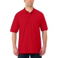 thumbnail image 1 of Jerzees Polo Sport à Manches Courtes pour Hommes, Rouge Vif, Moyen, 1 of 1