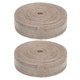 thumbnail image 2 of Cinta De Tela De Arpillera De Yute, Conveniente Cinta De Arpillera De 2 Rollos Resistente Al Desgarro Para Envolver Regalos, 2 of 7