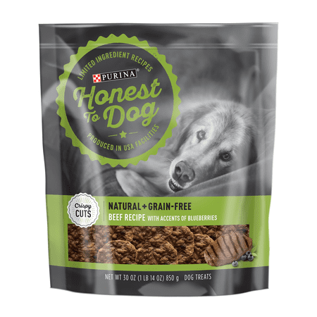 Honest To Dog Limited Ingredient, Grain Free Dog Treats; Crispy Cuts Beef Recipe - 30 oz. (Best Ingredients For Dog Treats)