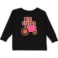 thumbnail image 3 of Inktastic Pink Tractor Big Sister Girls Long Sleeve Toddler T-Shirt, 3 of 5