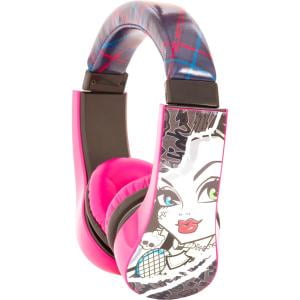 Sakar Kids Monster High Kids Safe Friendly Headphones - Monster High Kids Safe Friendly Headphones - Limiting Volume - Kids Enjoy Listening to their Favorite Tunes - Light Weight FRIENDLY HEADPHONE