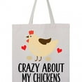 thumbnail image 4 of Inktastic Cute Chicken Farming Tote Bag, 4 of 4