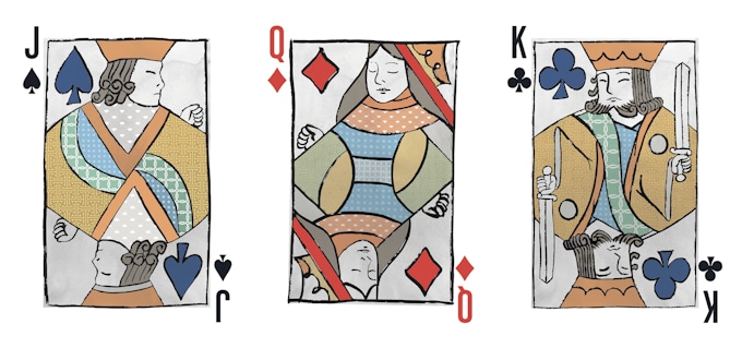 Tales of Spuds Sparkly Gilded Kickstarter Exclusive Playing Cards - Hoang Nguyen