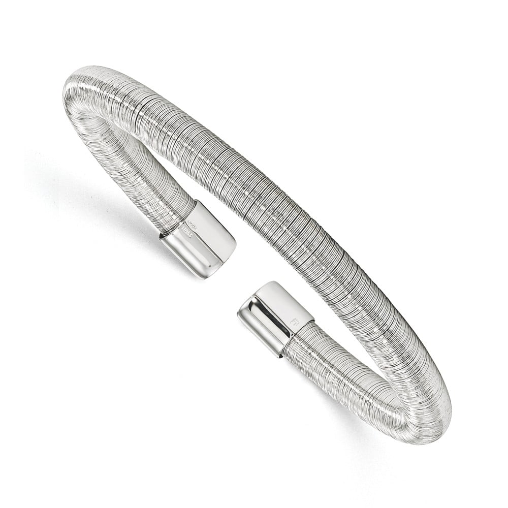 925 STERLING SILVER PLAIN BANGLE inside dimension 6.5 and width 2 mm