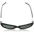 thumbnail image 4 of Kate Spade Women's Annika Sunglasses,Black and Silver Spark Frame/Gray Lens,one size, 4 of 4