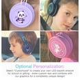 thumbnail image 6 of MEE audio KidJamz Wired Headphones w/ 3.5mm Plug, Safe Listening Kids Headset for School (Black), 6 of 10