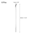 thumbnail image 2 of Long Handle Spoon, 6Pcs 10.24-Inch Stainless Steel Cocktail Stirring Spoons for Mixing, Drink (Silver), 2 of 6