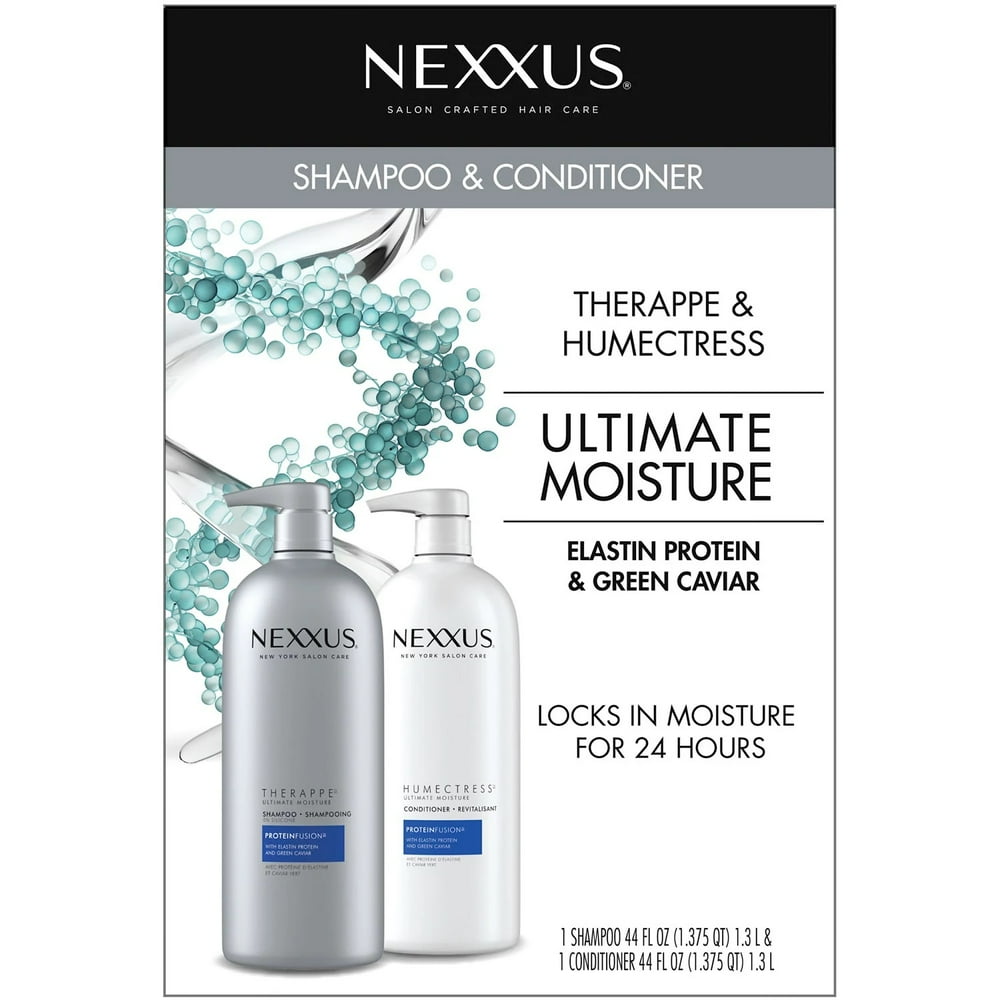 Nexxus Shampoo and Conditioner Therappe Humectress, 44 Fluid Ounce (Pack of 2)