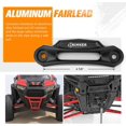 thumbnail image 4 of BUNKER INDUST Synthetic Winch Rope Kit,3/16" x 50' 8200 LBS Winch Line Cable Replacement with Protective Sleeve+Winch Fairlead+ Stopper+Hook for 4WD Off Road Vehicle ATV UTV SUV(Black), 4 of 6
