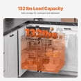 thumbnail image 5 of 3-Tier Chrome Pull Out Basket Organizer - Blind Corner Kitchen Cabinet Shelf, Tier 6 Storage, 5 of 10