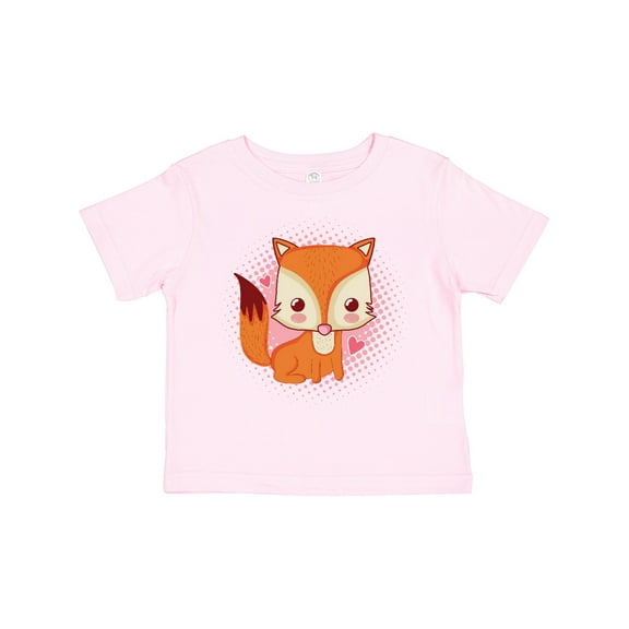 Inktastic Fox Girl Cute Woodland Animal Girls Toddler T-Shirt