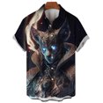 thumbnail image 3 of Camisas de animales para hombres, ropa para hombres con estampado de guerrero orco, camisetas casuales de manga corta para uso diario, camisetas holgadas de gran tamaño, 3 of 5