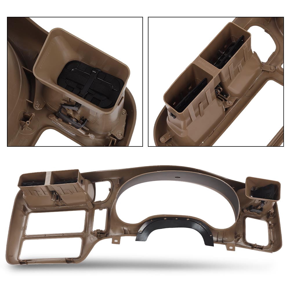 CROSSDESIGN Dashboard Dash Cover Dash Bezel Fit for 1998-2004  Chevy S-10 GMC Sonoma Jimmy Blazer