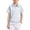 Blue -BR46, variant on Polo Shirts for Kids Short Sleeve School Uniform Summer Active Striped Tops Back to School 2-13 Years Gray 110