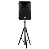 Rockville RPG15BT 15" Powered 1000W DJ PA Speaker BlueTooth,Wireless Link Stand