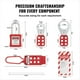thumbnail image 3 of Kit de Etiquetado de Bloqueo Eléctrico, 47 Piezas de Bloqueos de Disyuntor LotoKit de Seguridad, para Energía Eléctrica Industrial, 3 of 10