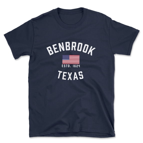 Benbrook Texas Patriot Men's Cotton T-Shirt
